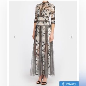 Costarellos MIDI/TEA length dress. NWT never worn. Size FR38 US 4